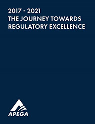 APEGA 5-Year Journey Towards Regulatory Excellence_cover-thumb APEGA 5-Year Journey Towards Regulatory Excellence_cover-thumb