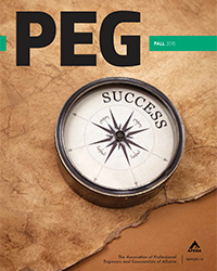Cover for PEG Magazine: Fall 2015