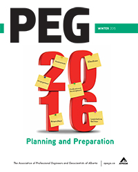 PEG Magazine: Winter 2015 Cover for PEG Magazine: Winter 2015