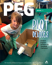 Cover for PEG Magazine: Winter 2017