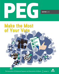 PEG Magazine: Winter 2018 Cover for PEG Magazine: Winter 2018