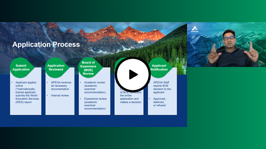 Watch the Requirements for Licensure webinar