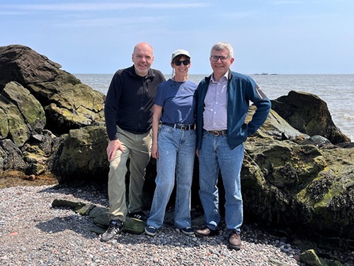 Darcie Greggs with Dean Mullins and Paul Wynnyk