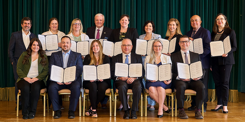 Canada’s 12 engineering regulators came together to sign a National Statement of Collaboration