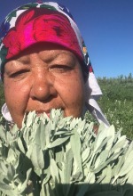 Elder Corky Larsen Jonasson with Sage