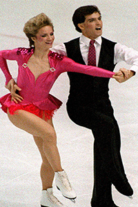 Karyn and Rod Garossino Ice Dancing