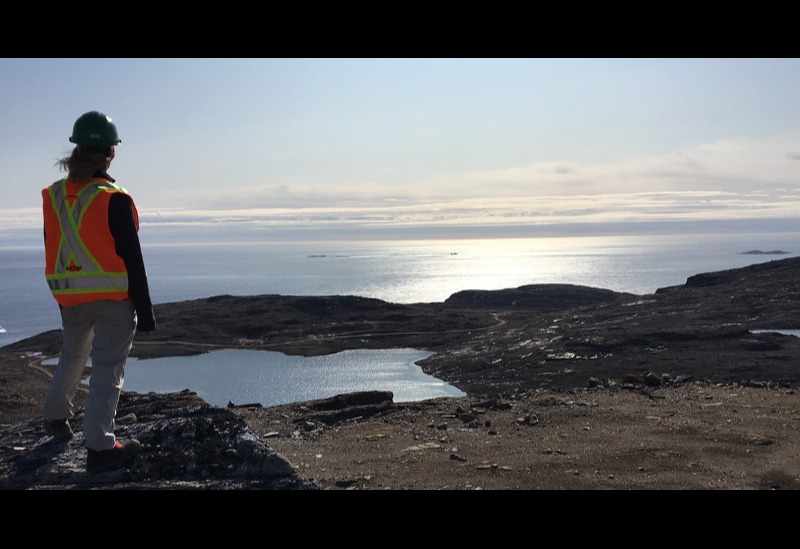 Lucy Kootenay stares off into the Davis Strait