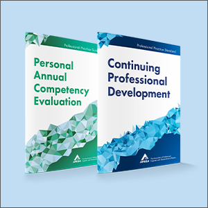 2024-ePEG-PACE-CPD-300x300 Image showing the covers of the drafts CPD standard and PACE guideline