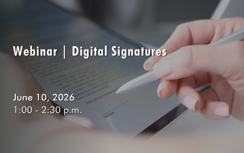 June 10, 2026 - Digital Signatures