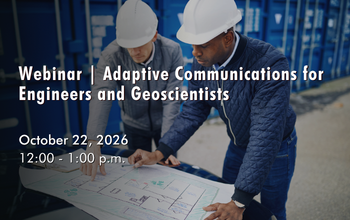 October 22, 2026 - Adaptive Communications for Engineers and Geoscientists