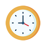 Analog clock face