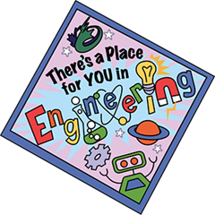 Sample of the Engineering Crest with the text