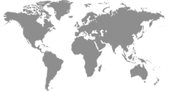 World Simplified map of the World