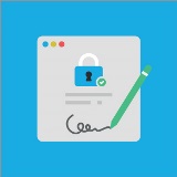 Representation of signing a digital signature